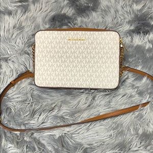 Michael Kors Ginny Leather Crossbody Bag